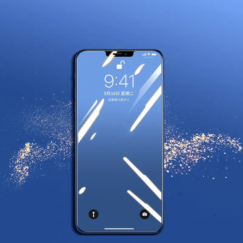 Compatible With Tempered Glass Screen Protector For   11 Pro Max 12 Mini 11Pro 12Pro XS X XR 7 8 Plus 6 6S SE 5S Protection Film