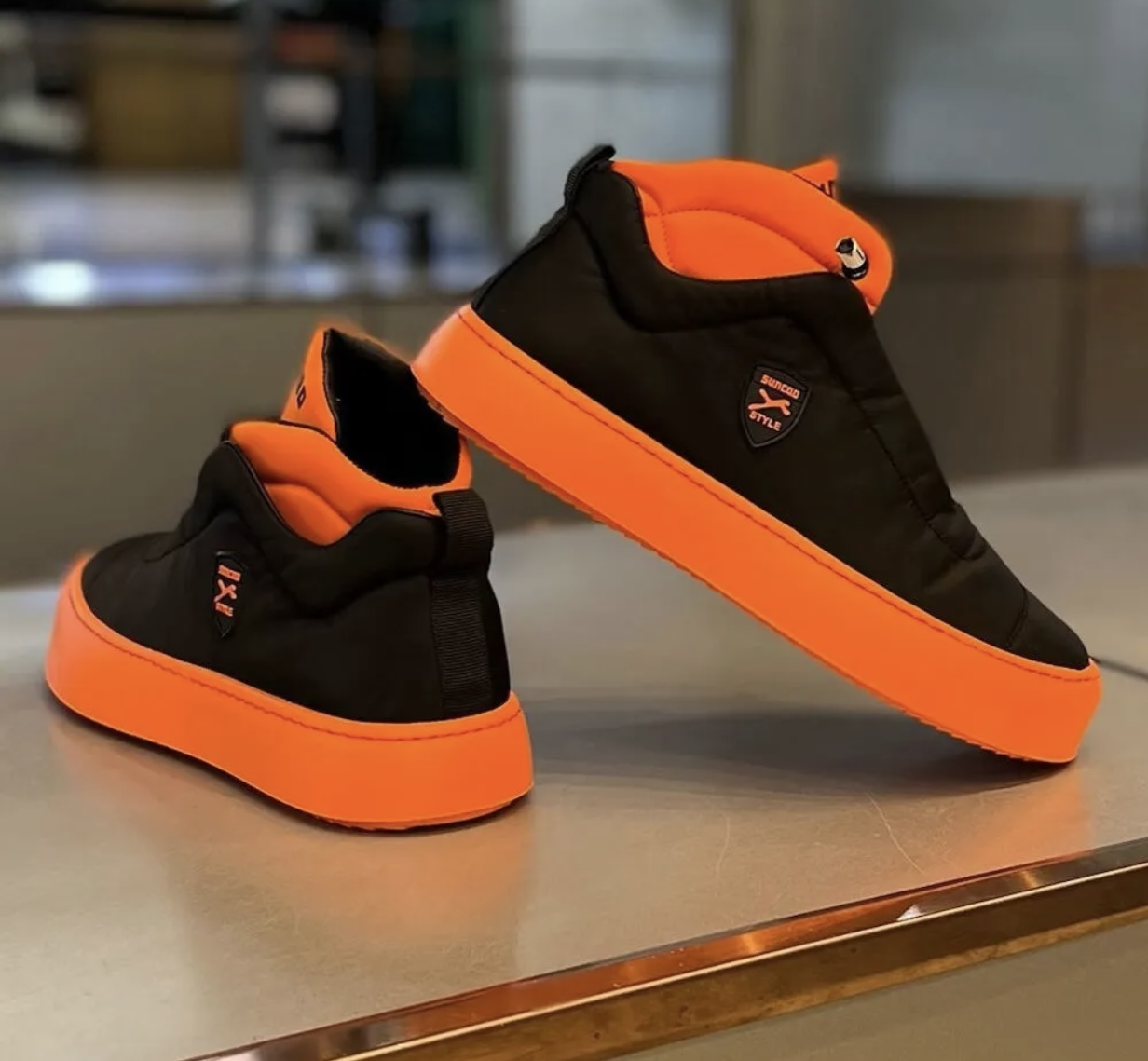 Urban Ascent Quilted Platform Mid-Top Sneakers | Stylish & Comfortable