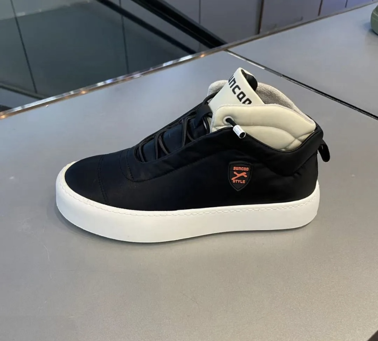 Urban Ascent Quilted Platform Mid-Top Sneakers | Stylish & Comfortable