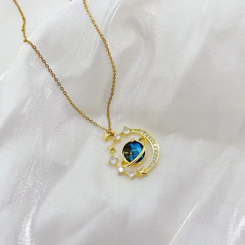Luxury Elegant Micro-pave Zircon Necklace For Women